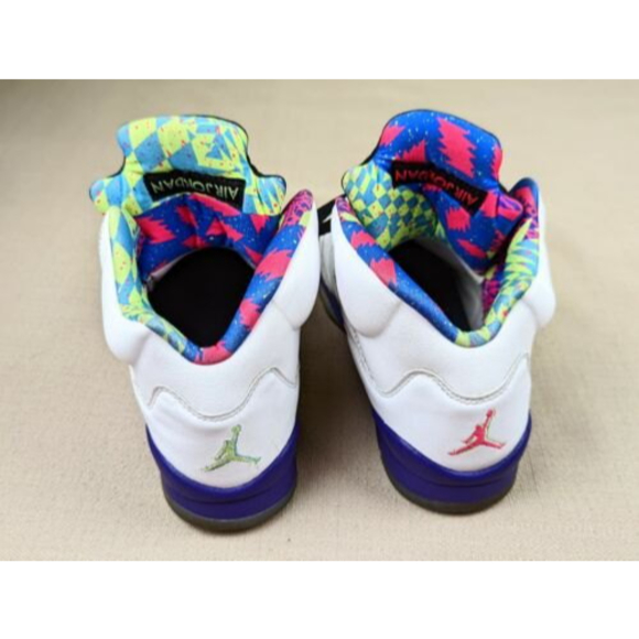 Nike Air Jordan 5 Retro Alternate Bel-Air DB3024-100 Sz 6.5Y White 2020 EUC main image 7